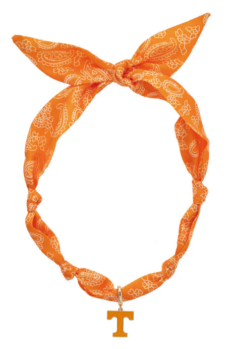 Tennessee logo bandana scarf necklace
