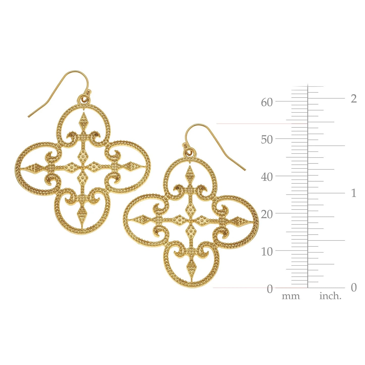 Filigree Clover Earrings