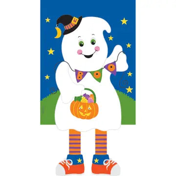 Ghost Boo Garden Flag
