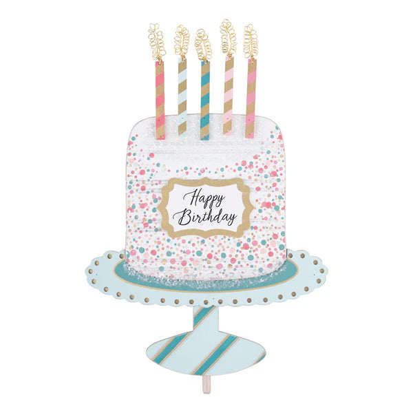 Fancy Happy Birthday Cake Topper