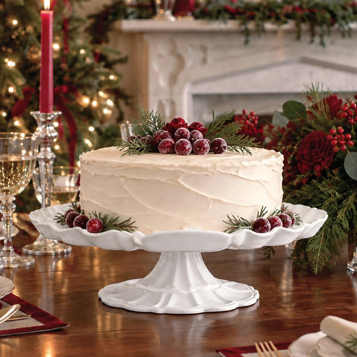 VIDA Tuscany Pedestal Cake Plate