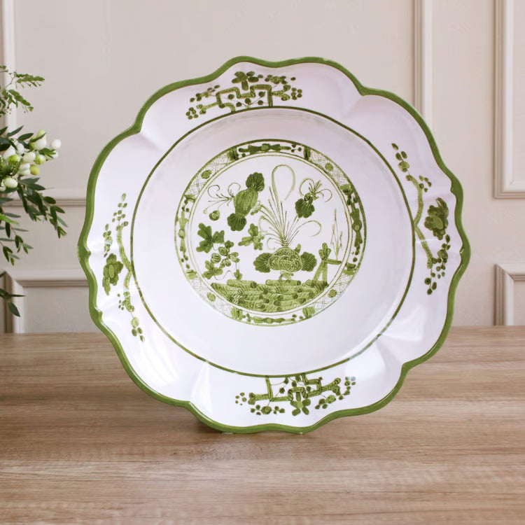 VIDA Faenza Bowl (Green and White)