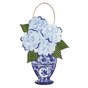 Hydrangea Tin Door Hanger