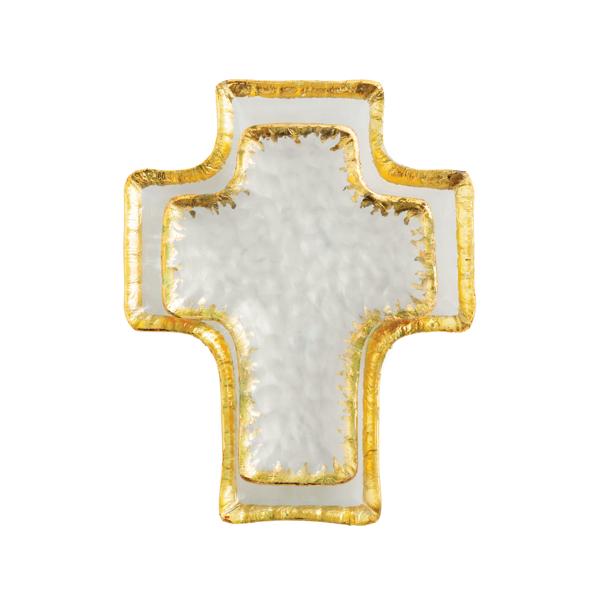 Gold Cross Tidbit Trays