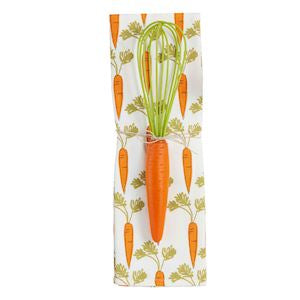 Carrot Towel And Utensil Set