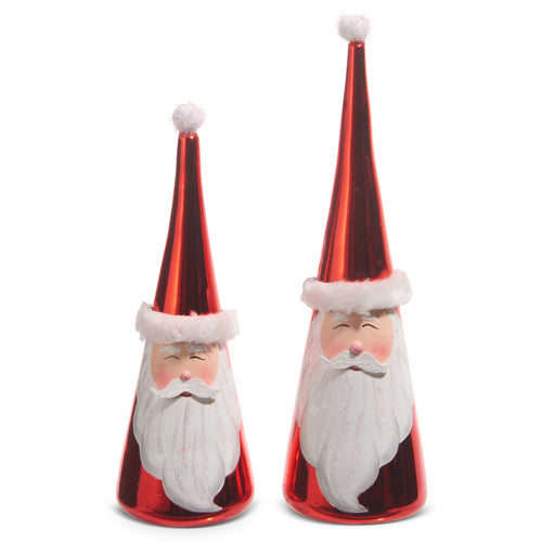 Small Painted Cone Santa