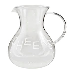 Cheers Dotted Glass Pitcher