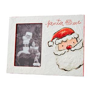 Santa and Me Painted Frame