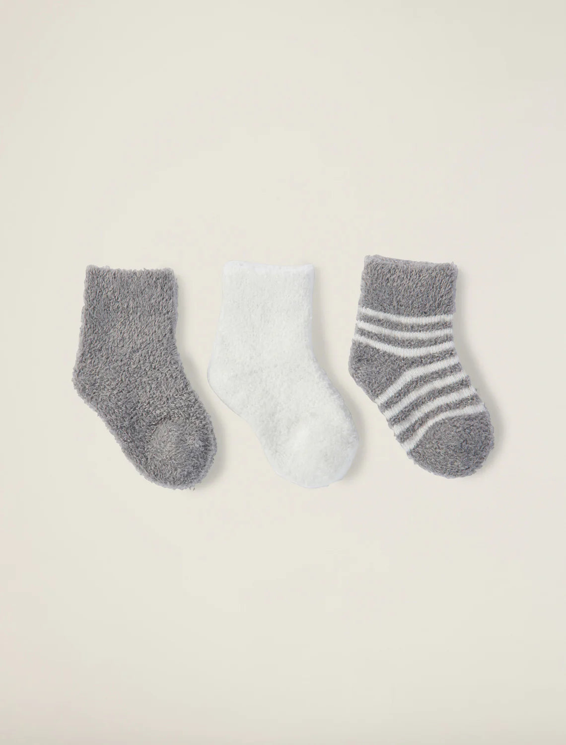 Infant Socks 3 pack - Pewter
