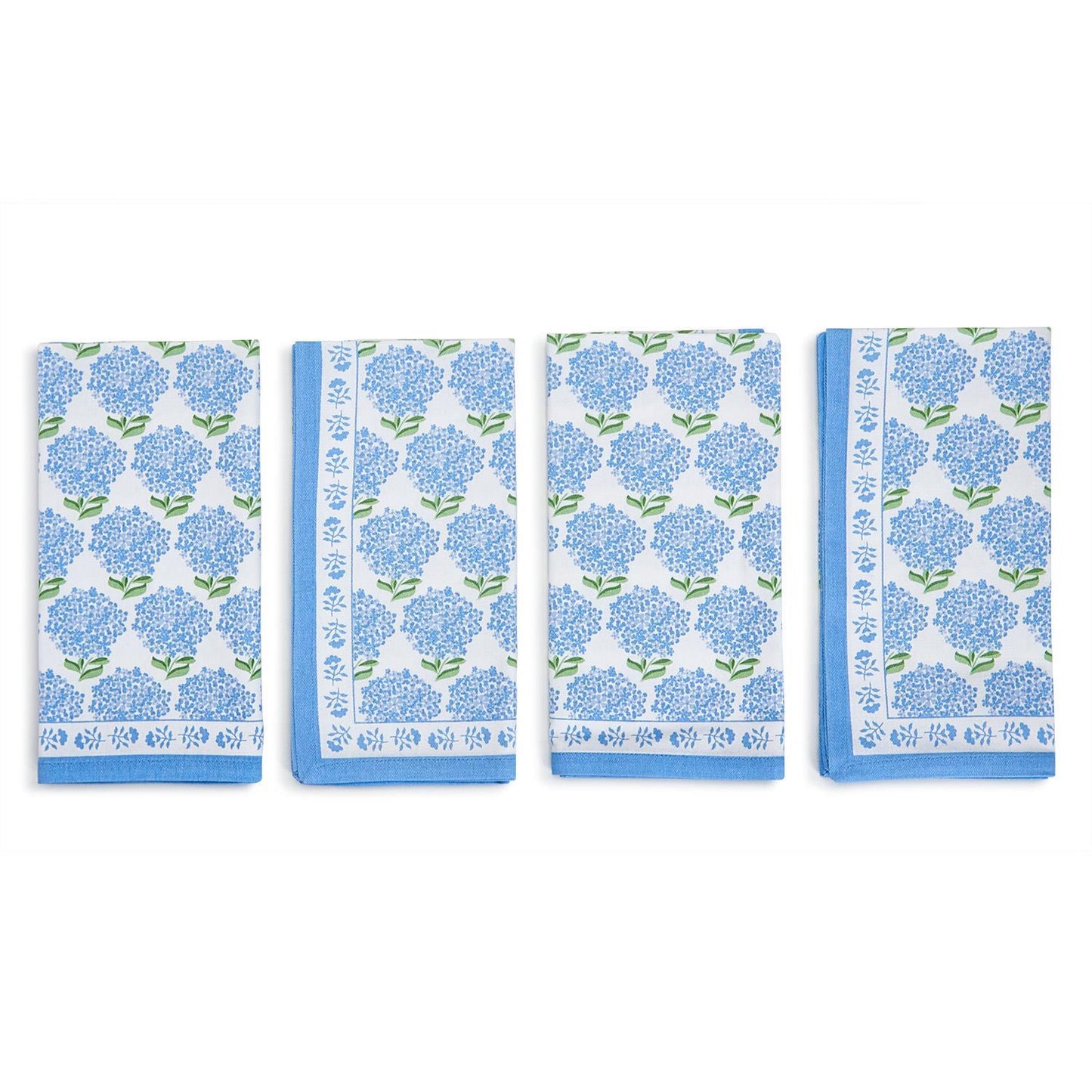 Hydrangea Set of 4 Napkins - Cotton