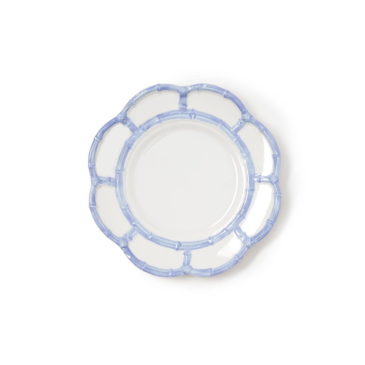 French Blue Bamboo Touch Salad / Dessert Plate