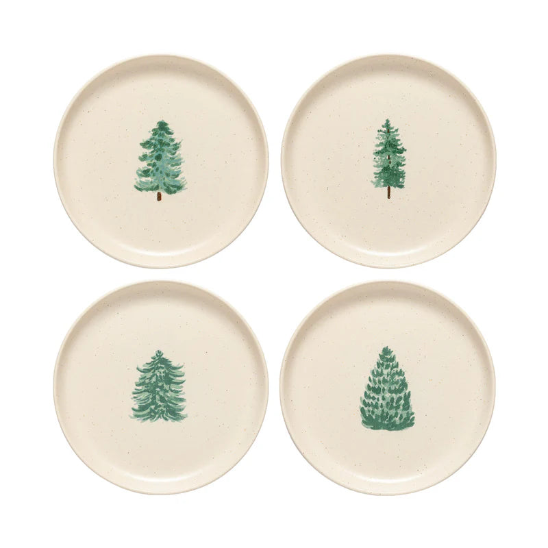 Pacifica Christmas Tree Set/ Salad Plate