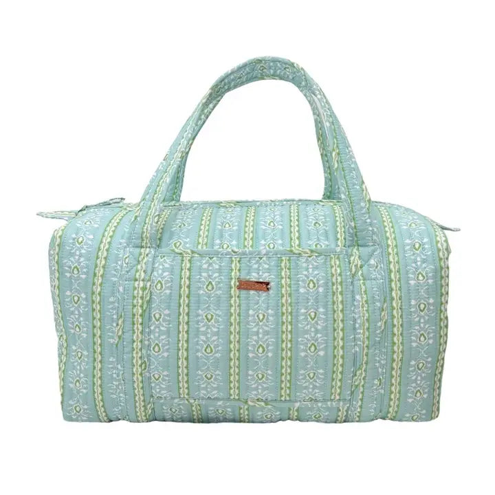 Rosemary Stripe Blue Duffle