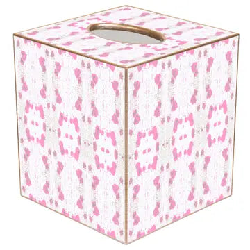 Pink Cheetah Laura Park Handmade Tissue Box Cover