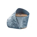 4" Wired Heritage Velvet Ribbon | French Blue | 10 Yard Roll