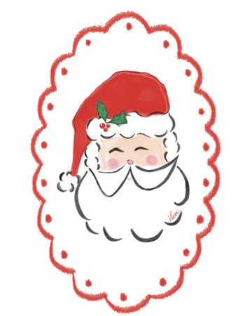 Santa Acrylic Ornaments