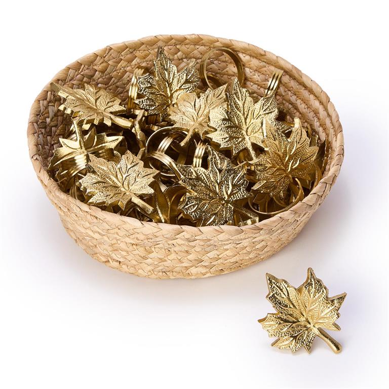 Gold Leaf Napkin Ring