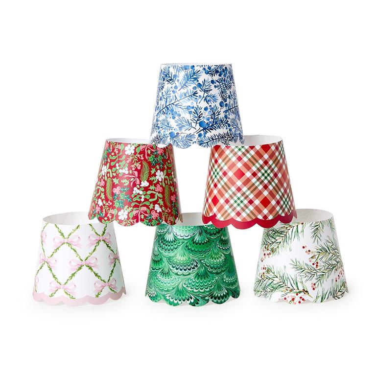 Holiday Paper Shade Cover - 6 Patterns