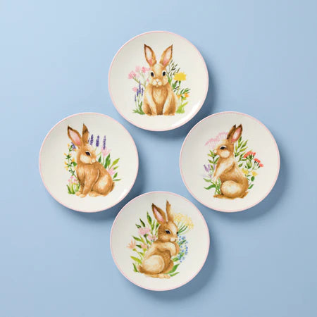 Bunny Accent Plate - Assorted