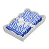 Ceramic Guest Napkin Tray with Greek Key Napkins