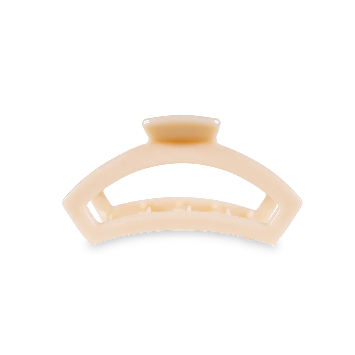 Open Almond Beige Small Hair Clip