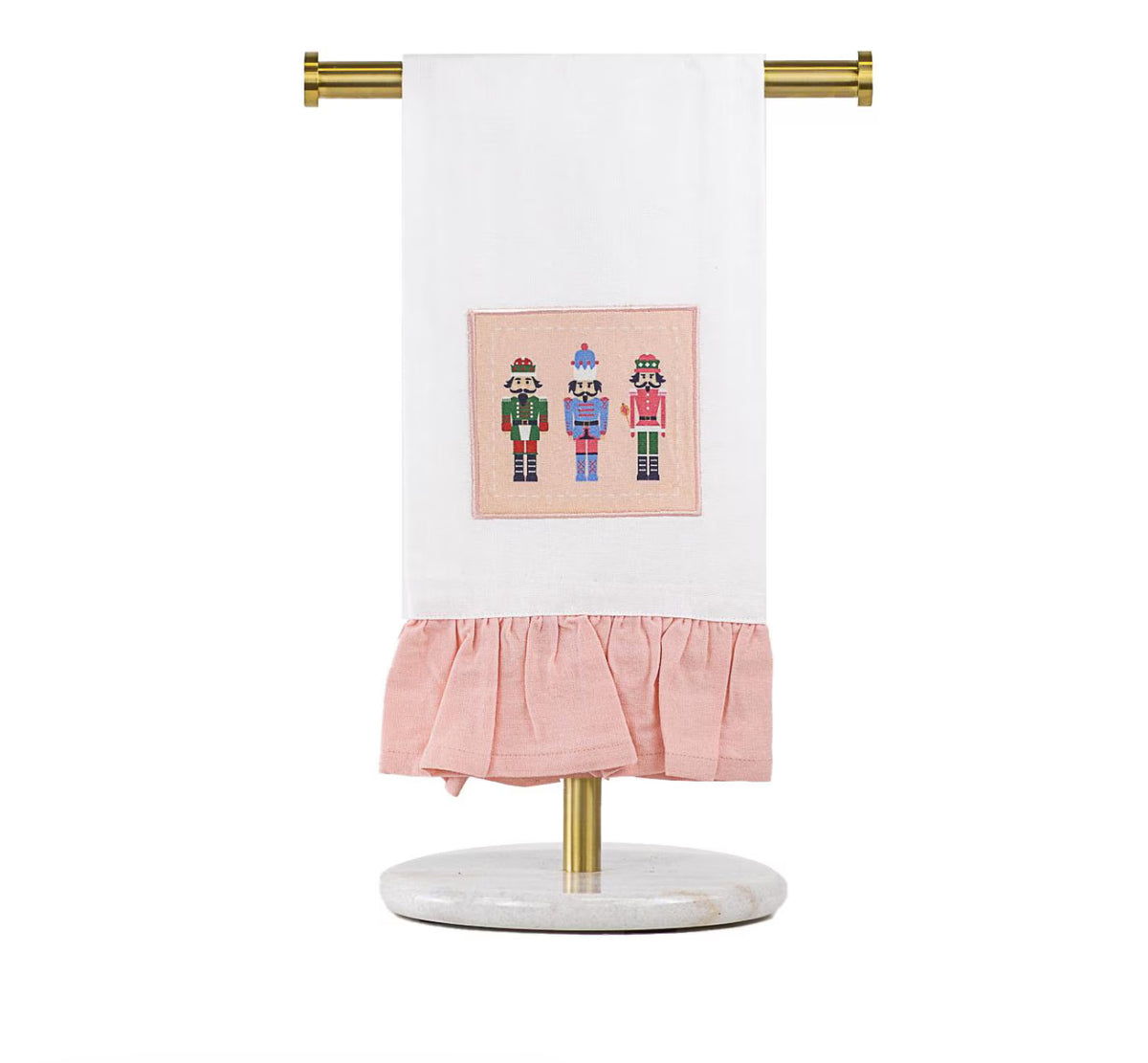 Nutcracker March Ruffle Hand Towel