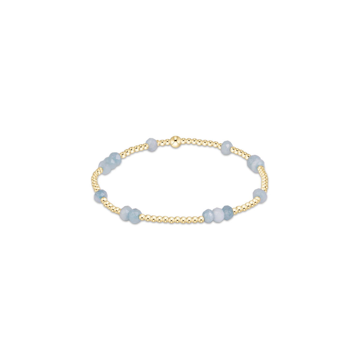 Extends Hope Unwritten Gemstone 4mm Bracelet - Aquamarine