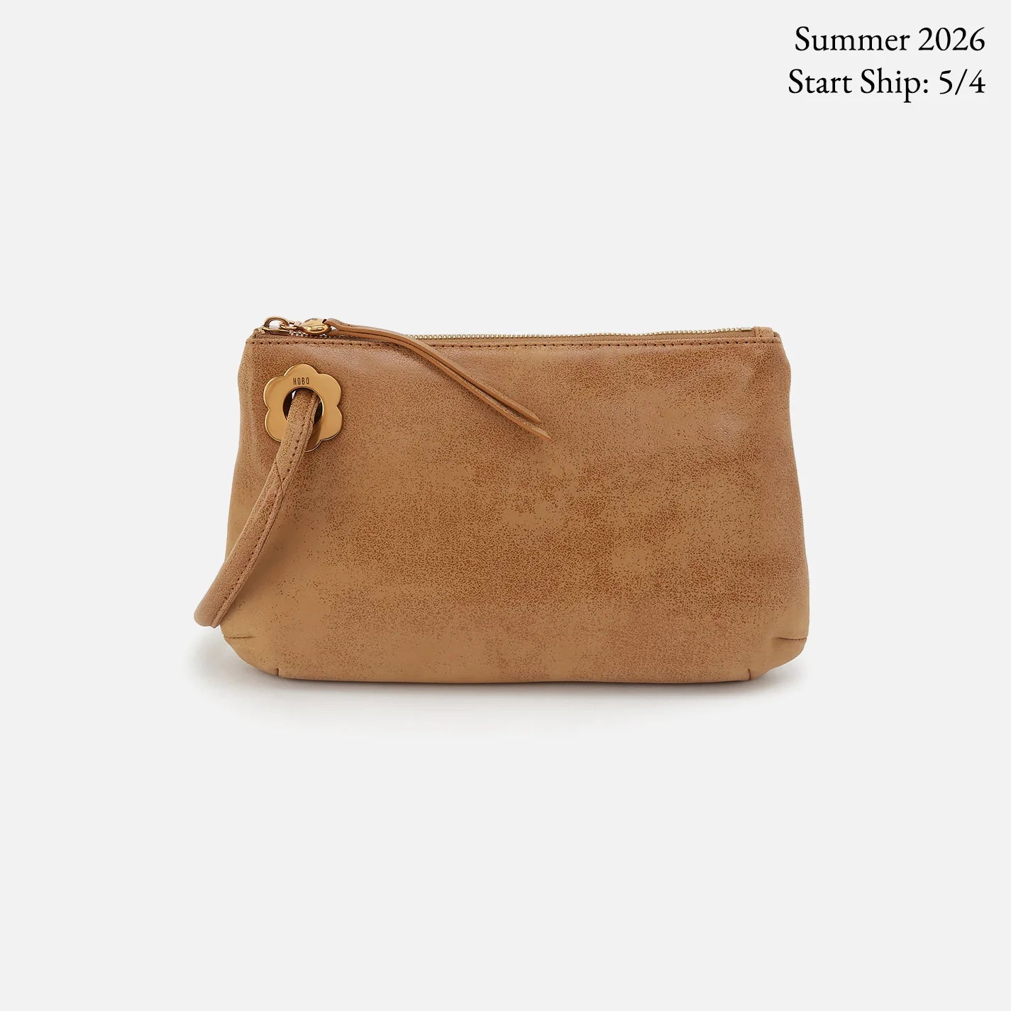 Daisy Daze Large Wristlet - Whiskey