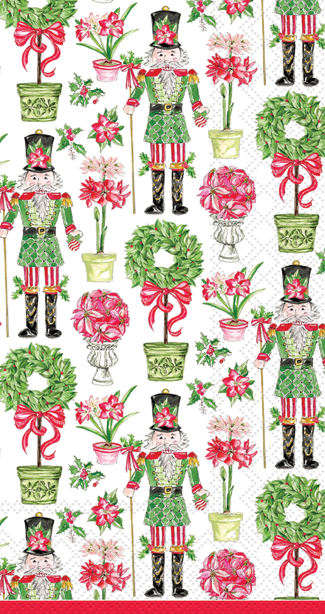 Traditional Tidings Guest Towel
