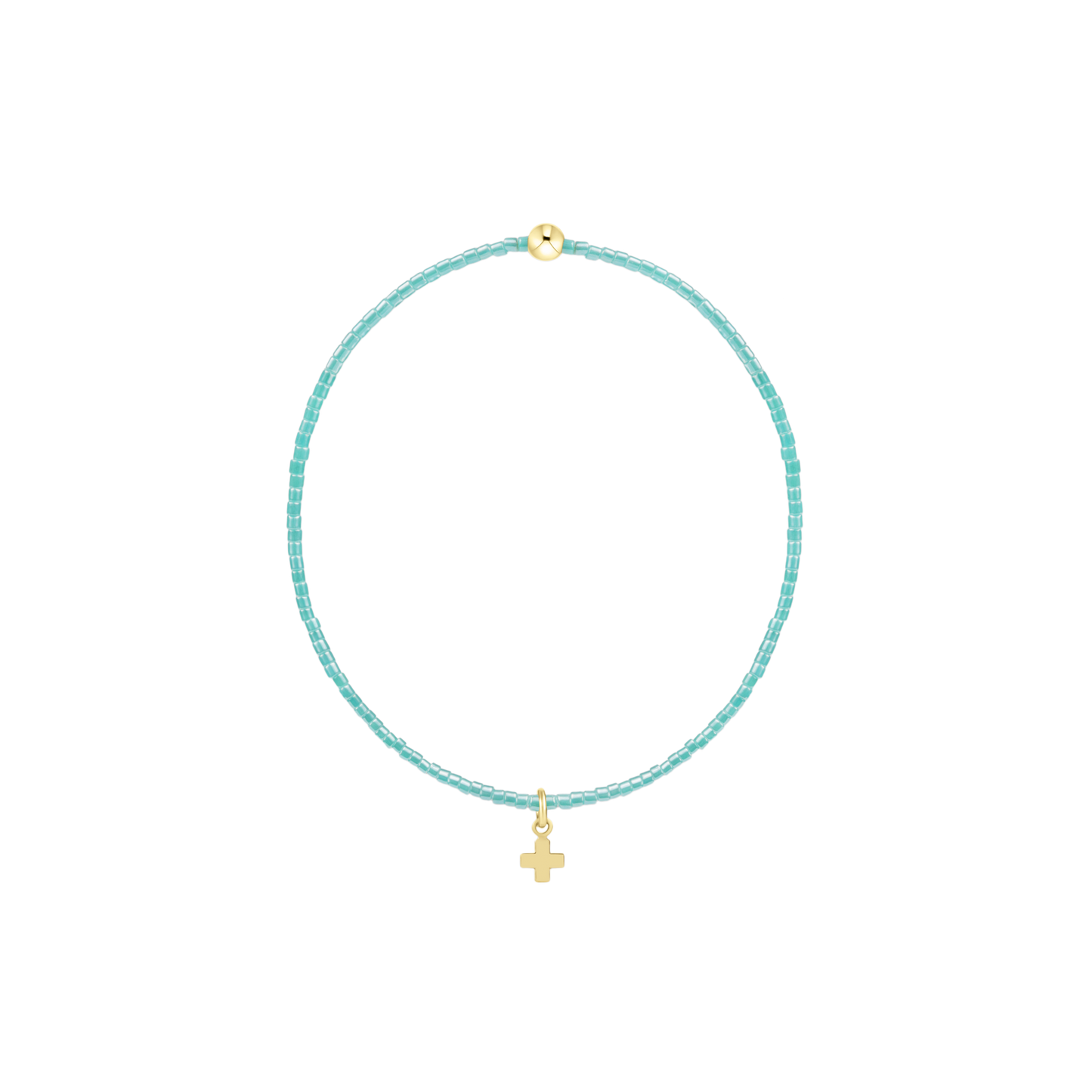 Hope Classic Sea Glass Bracelet - Signature Cross