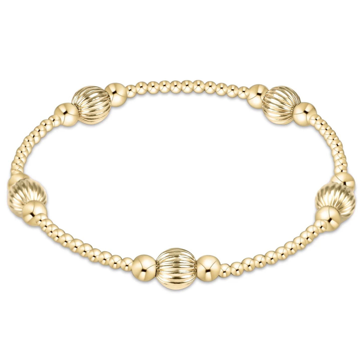 Purpose Dignity 6mm Bead Bracelet - Gold