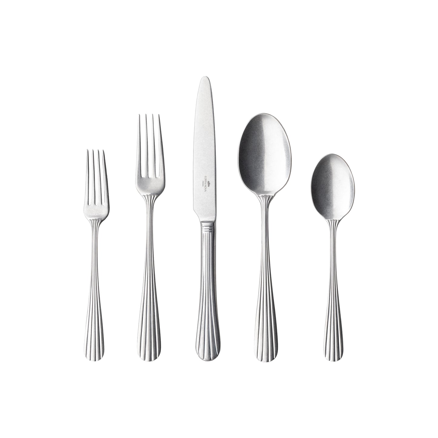 DUORO FLATWARE 5PC SET-VINTAGE