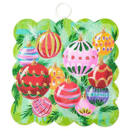 Mini Scallop Holiday Baubles