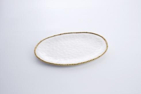 Gold Salerno Large Oval Platter
