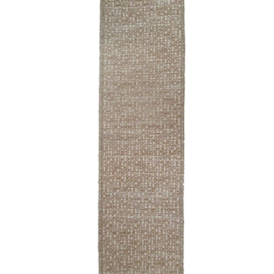Natural Faux Burlap Ribbon 2.5" x 10yd