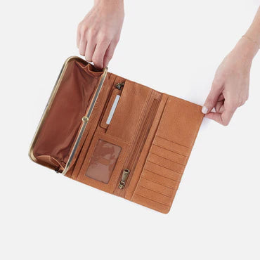 Rachel Continental Wallet - saddle tooled emboss