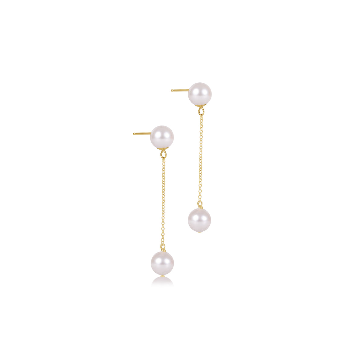 Simplicity Chain Gold Drop - Pearl 8mm