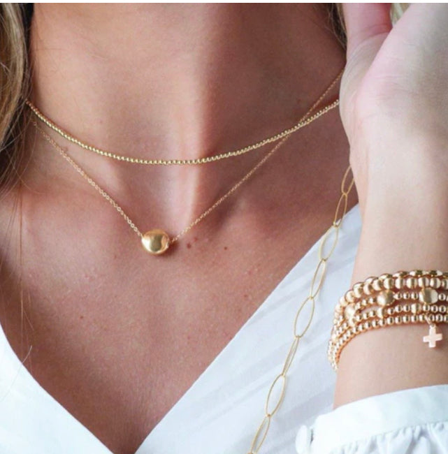 15" Choker Classic Gold 2mm Bea