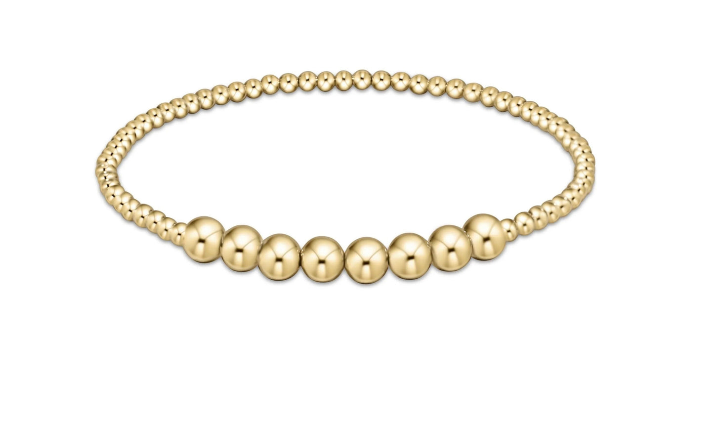 Beaded Bliss Gold 2.5MM & 5MM Gold