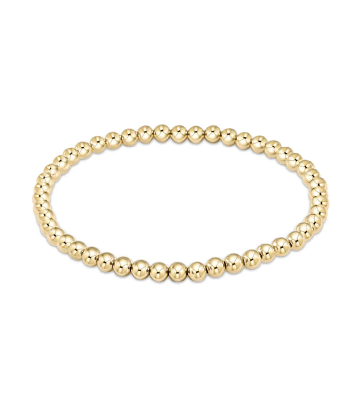 Extends - Classic Gold 4mm Bead Bracelet