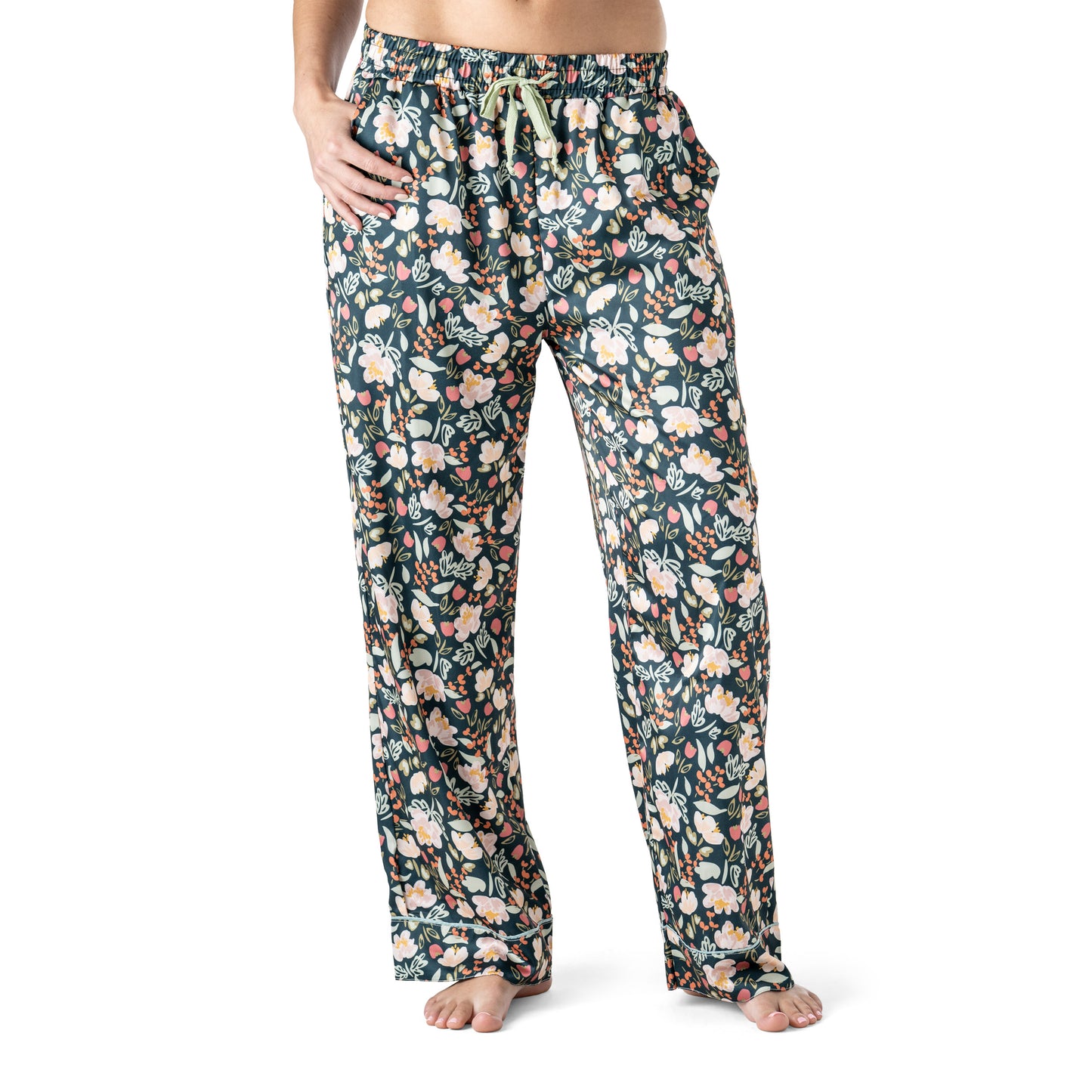 Petal To The Metal Satin Pajama