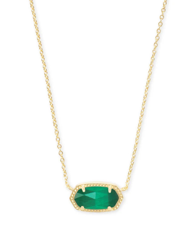 Elisa Emerald Gold Cats Eye