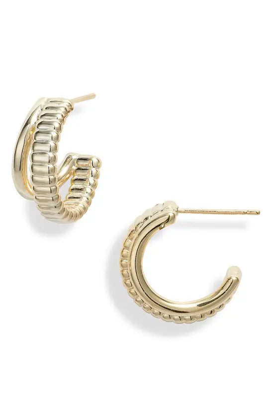 Layne Gold Huggie Earring