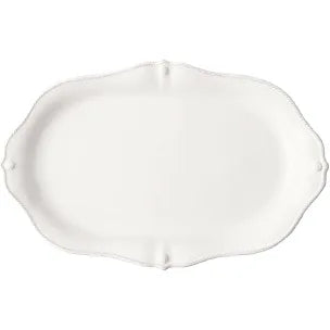 Berry & Thread 20” Platter Whitewash