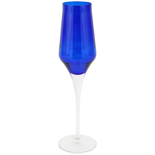 Contessa - Cobalt Champag Glass