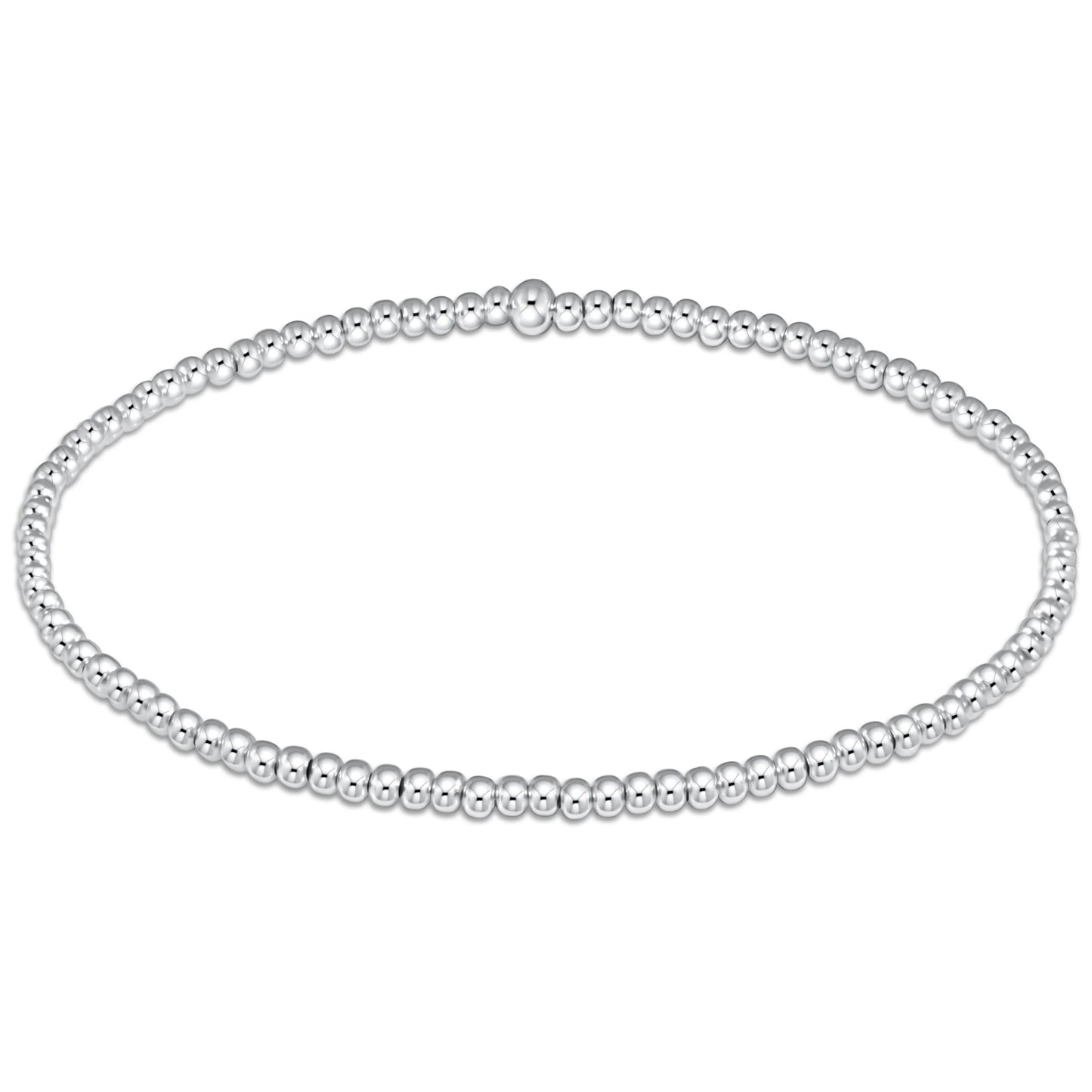 Extends Classic Sterling 2mm Bead Bracelet