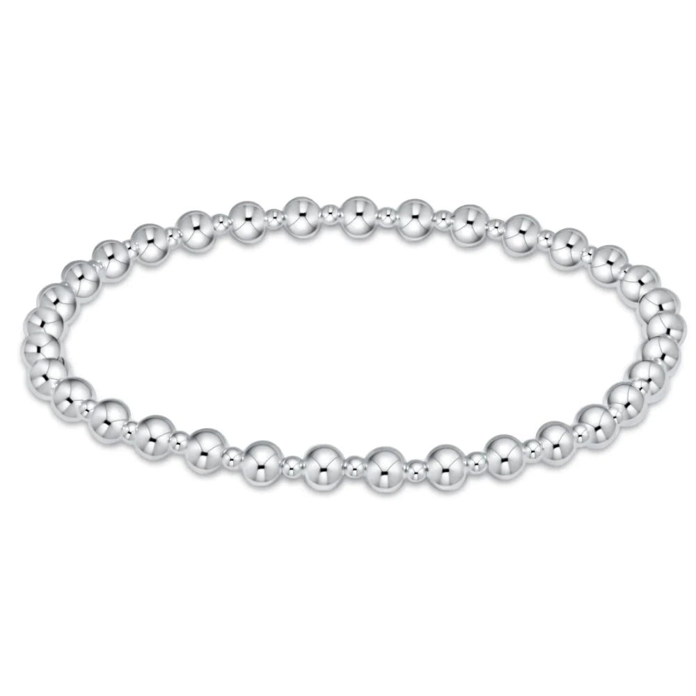 Classic Grateful Sterling 4mm Bead Bracelet
