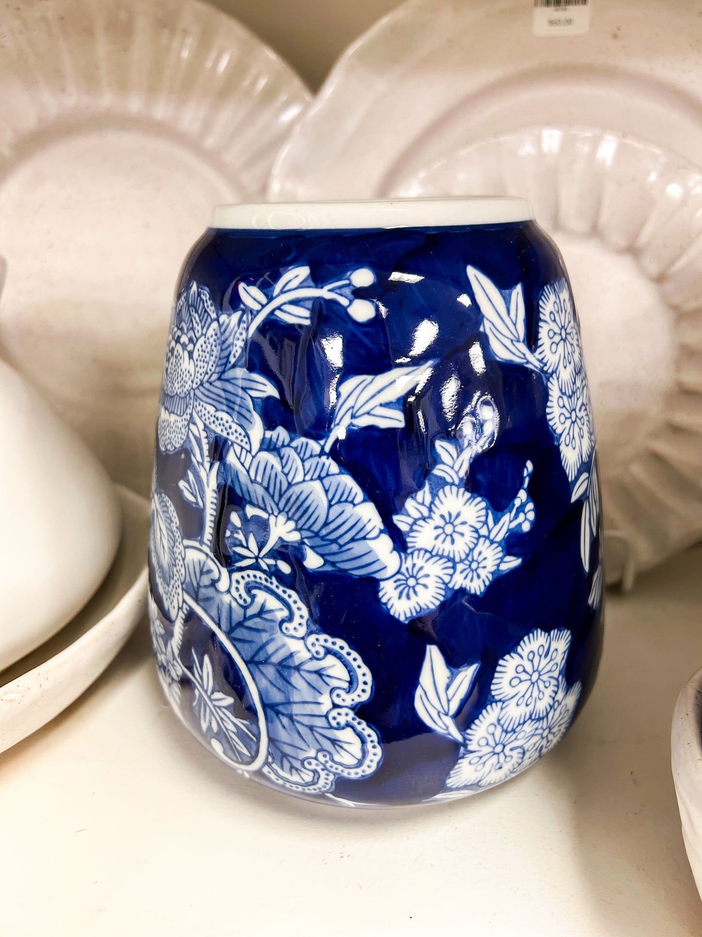 Blue and White Vase - G