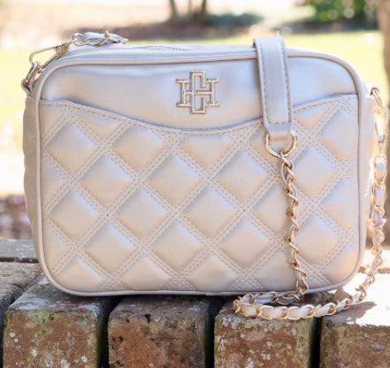 Fiona Crossbody Pearl Quilted DQ