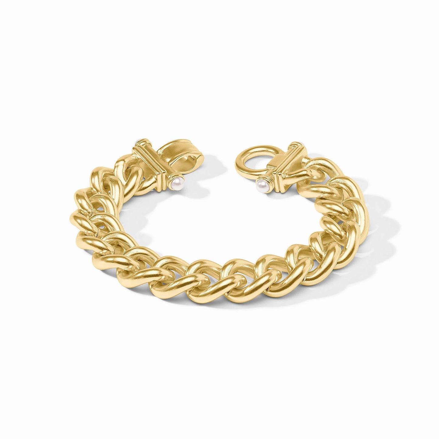 Dolce Link Bracelet - Gold - Pearl